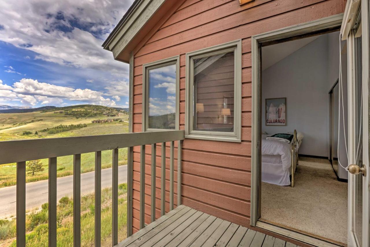 Granby Condo With In-Unit Hot Tub And Mtn Views! Exterior photo
